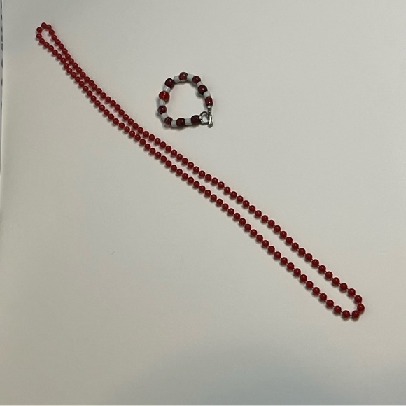 Faux, Costume, Estate Jewelry, Necklace and Bracelet - Picture 1 of 4